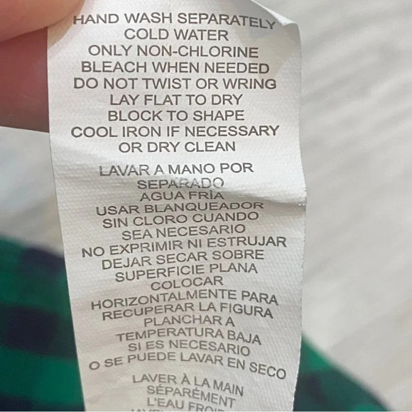 G.H. Bass & Co Women's M Plaid Summer Tank Top Green 100% Viscose - Picture 5 of 15